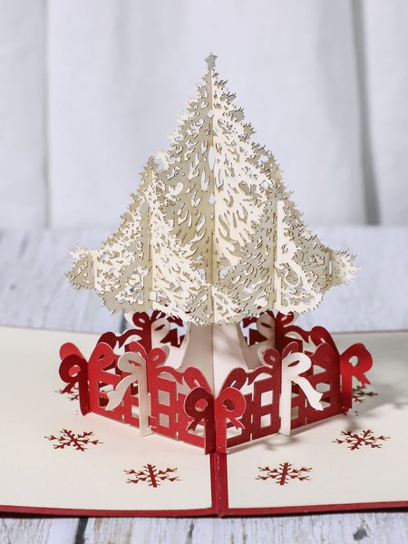 

3D Merry Christmas Gift Card, Color3, Gift Card
