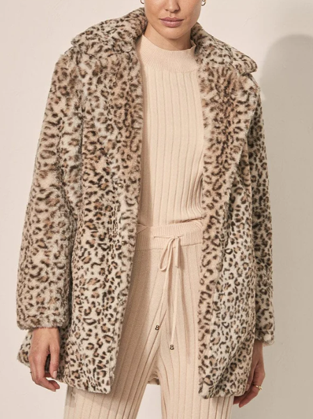 

Vintage Leopard Overcoat, Coats