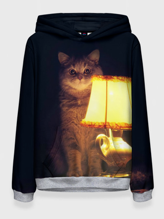 

Loose Casual Cat Sweatshirt, Black, Sweatshirts & Hoodies
