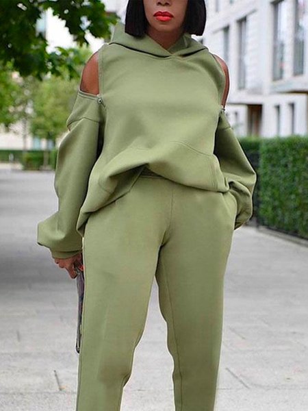 

Urban Hoodie Plain Long Sleeve Loosen Sweatshirt, Camouflage green, Hoodies and Sweatshirts