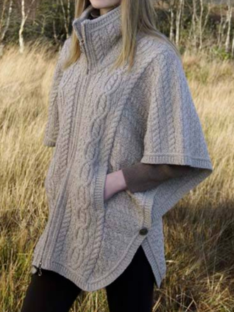 

Plain Casual Sweater Coat, Deep gray, Cardigans
