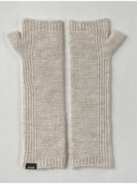 

Solid Color Fine Twist Pattern Long Knitted Gloves Autumn Winter Warmth Thickening Accessories, White, Women Gloves