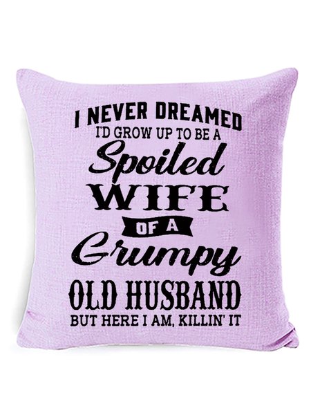 

18*18 Backrest Cushion Pillow Covers Decorations For Home, Purple, Pillow Covers