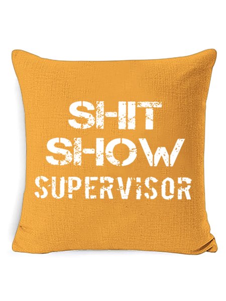 

18*18 Backrest Cushion Pillow Covers Decorations For Home, Yellow, Pillow Covers