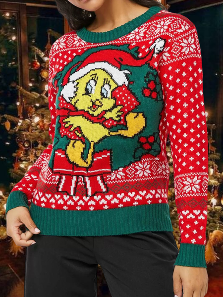 

Christmas Tweety Ugly Xmas Sweater, Multicolor, Sweaters
