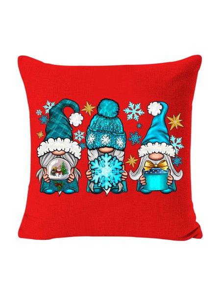 

18*18 I Have An Attitude No Women Loose Christmas Backrest Cushion Pillow Covers Decorations For Home, Red, Pillow Covers