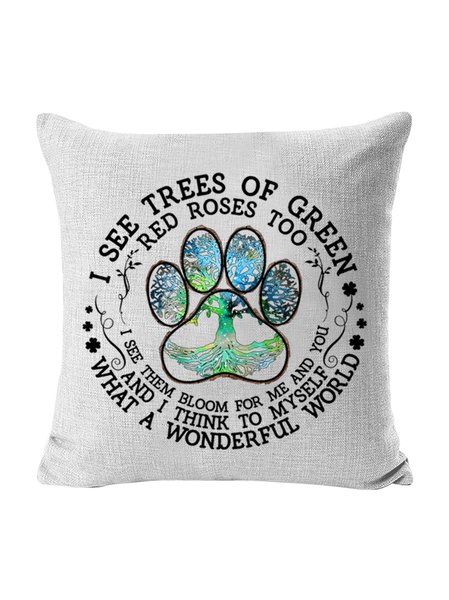 

18*18 Backrest Cushion Pillow Covers Decorations For Home, Gray, Pillow Covers