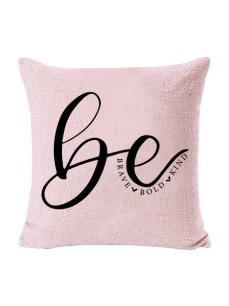 

18*18 Backrest Cushion Pillow Covers Decorations For Home, Pink, Pillow Covers