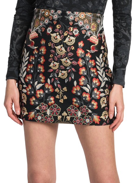 

Ethnic Regular Fit Casual Skirt, As picture, Skirts