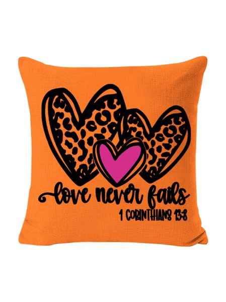 

18*18 Backrest Cushion Pillow Covers Decorations For Home, Orange, Pillow Covers