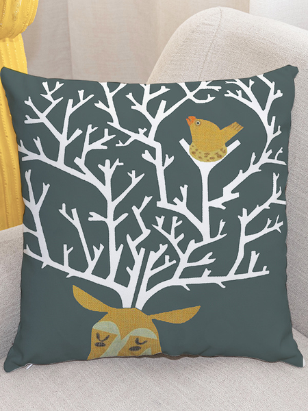 

18*18 Backrest Cushion Pillow Covers Decorations For Home, Color5, Pillow Covers