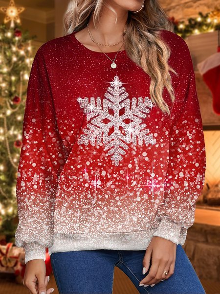 

Ombre Casual Regular Fit Crew Neck Sweatshirt, Red, Hoodies & Sweatshirts