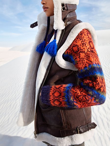 

Casual Color Block Regular Fit Stand Collar Vest, Coffee, Vests & Gilets