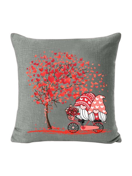 18*18 Backrest Cushion Pillow Covers Decorations For Home, Gray, Pillow Covers