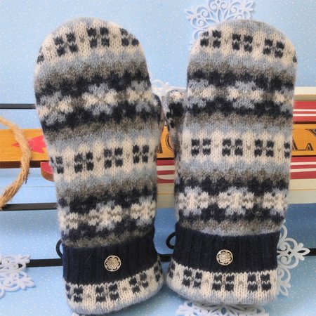 

Casual Yarn/Wool Yarn Gloves, Multicolor, Women Gloves
