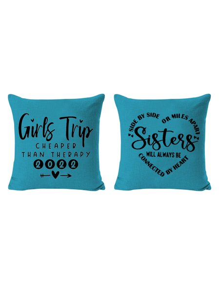 

20*20 Text Letters Backrest Cushion Pillow Covers Decorations For Home, Color6, Pillow Covers