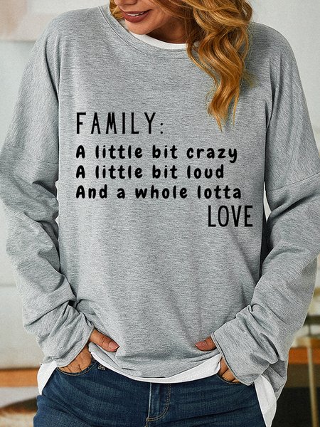 

Lilicloth X Kat8lyst Gift For Family Womens Sweatshirt, Light gray, Hoodies&Sweatshirts