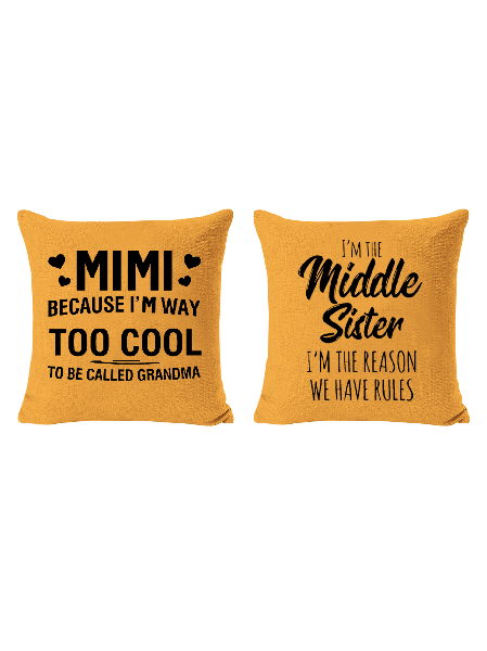 

20*20 MIMI Because I'M Way Too Cool To Be Called Grandma Funny Backrest Cushion Pillow Covers Decorations For Home, Color8, Pillow Covers