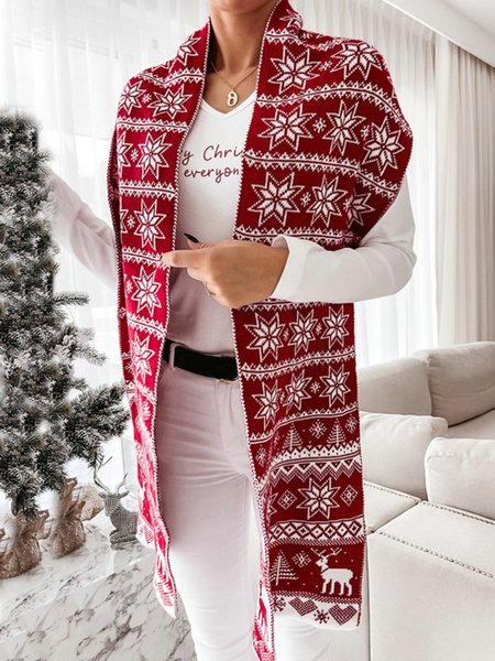 

Christmas Scarf, Red, Women Scarves & Shawls