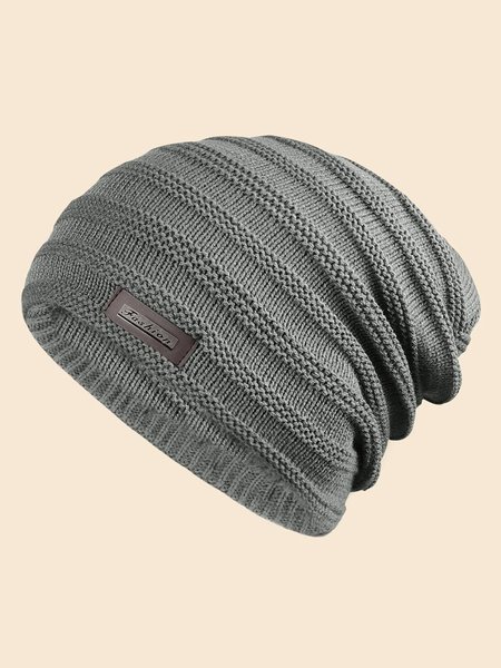 

Grey woolen winter hat, Gray, Women Hats