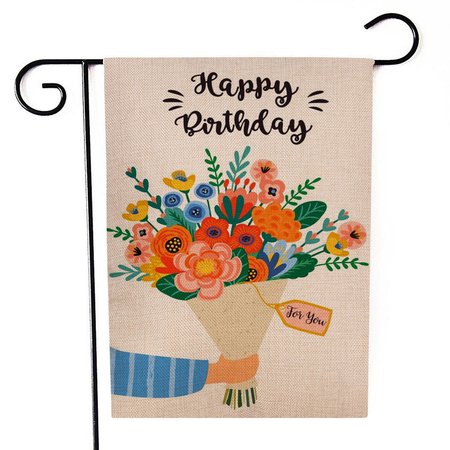 

Happy Valentines Day Garden Flag 12×18 Inch Double Sided for Outside, Color10, Garden Flags
