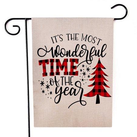 

Christmas Gnome Garden Flag, Winter Garden Flags 12x18 Double Sided Yard Flag Decorations Outdoor Christmas Gnomes Burlap Banners Flags Merry Christmas Santa Garden Flag Home Decor Gifts, Color10, Garden Flags