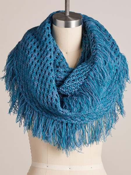 Plain Scarf, Blue, Women Scarves & Shawls