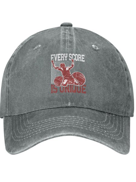 

Lilicloth X Jessanjony Every Score Is Unique Trends Graphic Adjustable Hat, Gray, Hats