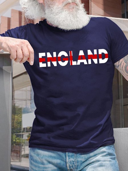 

Lilicloth X Jessanjony England With Flag Mens T-Shirt, Purplish blue, T-shirts