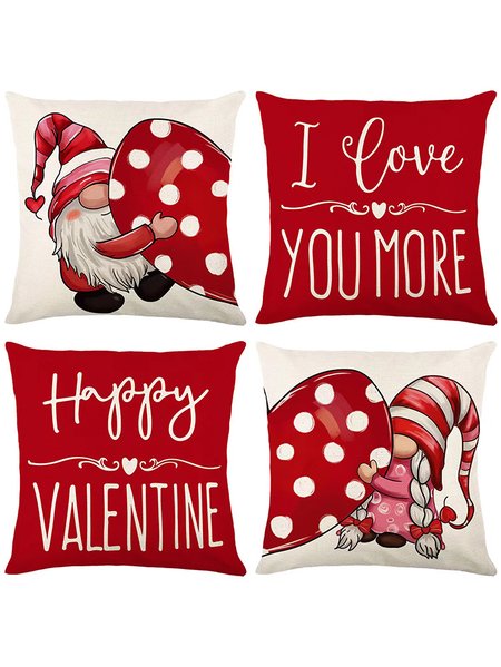 

18*18 Pillow Covers Backrest Cushion Valentines Day Gifts Decorative Throw Pillow Covers Farmhouse Linen Cushion Case For Home Wedding Outdoor Indoor Decor, Stripe, Pillow Covers