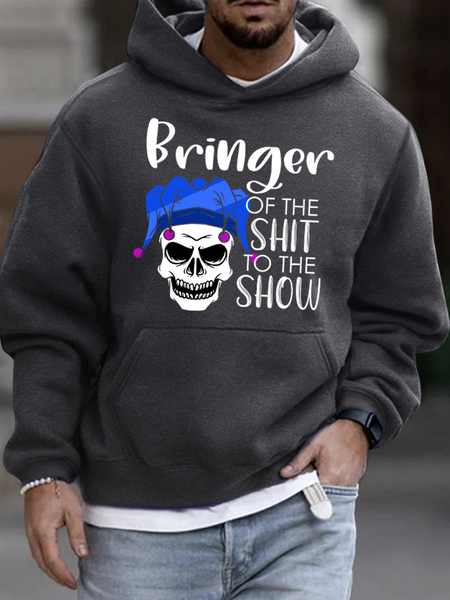 

Lilicloth X Paula Bringer Of The Shit To The Show Mens Hoodie, Gray, Hoodies&Sweatshirts