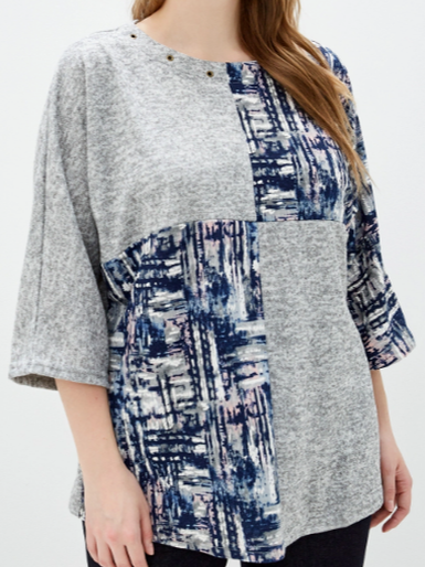 

Crew Neck Casual Loose T-Shirt, Multicolor, T-Shirts
