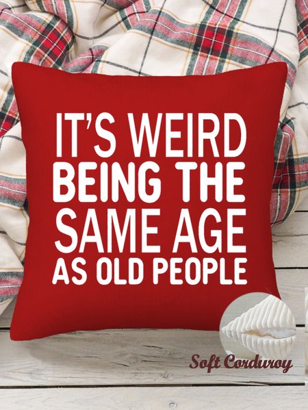 

18*18 Throw Pillow Covers, Pillow Covers Decorative Soft Corduroy Cushion Pillowcase Case For Living Room, Color5, Pillow Covers