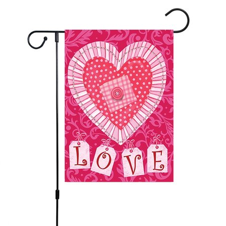 

Happy Valentines Day Garden Flag 12×18 Inch Double Sided for Outside, Color6, Garden Flags