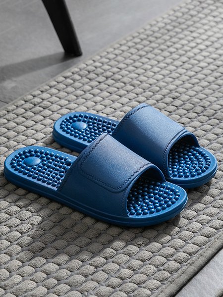 

Massage Function Waterproof Bathroom Slippers, Navyblue, Sandals & Slippers