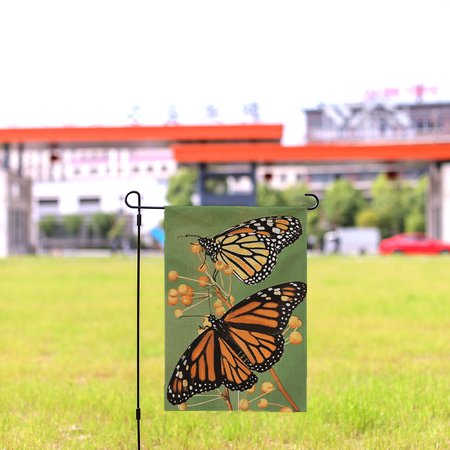 

12 x 18 Double Sided Printed Burlap Butterfly Art Welcome Spring Garden Flag Yard Flag Holiday Outdoor Decor Flag, Color6, Home&Garden