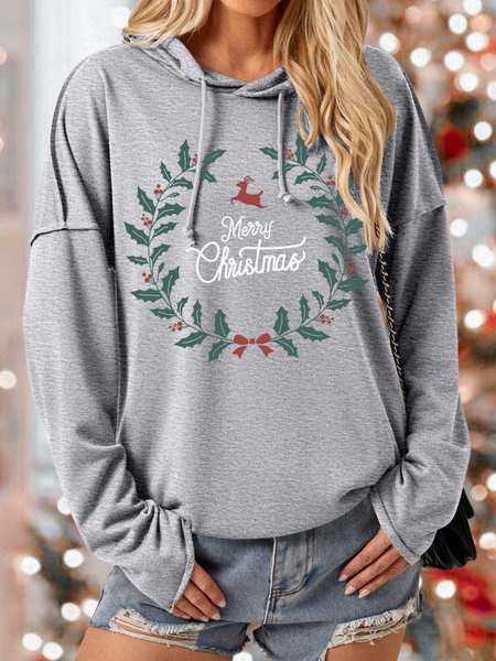 

Lilicloth X Hynek Rajtr Merry Christmas Womens Hoodie, Gray, Hoodies&Sweatshirts