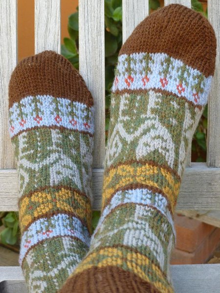 

Casual Vintage Cat Ethnic Pattern Mid-Cuff Floor Socks, Multicolor, Socks
