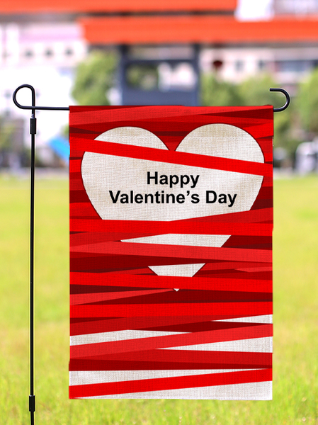 

12×18 Double Sided Happy Valentine's Day Garden Flag For Outside, Color6, Garden Flags