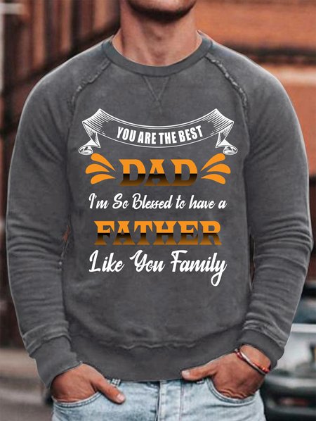 

Lilicloth X Y Gift For Father You Are The Best Dad Mens Sweatshirt, Gray, Hoodies&Sweatshirts