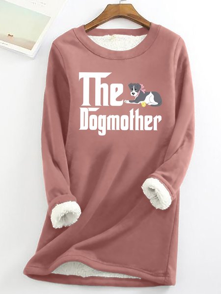

Lilicloth X Manikvskhan The Dogmother Womens Warmth Fleece Sweatshirt, Pink, Hoodies&Sweatshirts