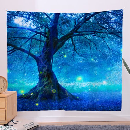 

51x60 Bedroom Tree Of Life Tapestry Fireplace Art For Backdrop Blanket Home Festival Decor, Color4, Tapestry