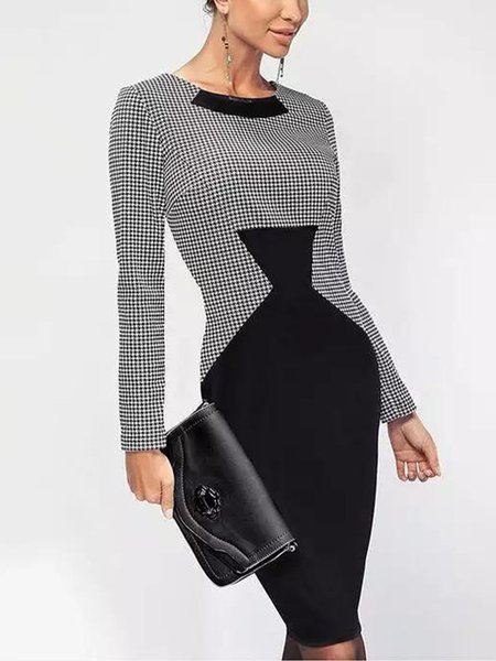 

Urban Tight Daily Spring Midi Dress, Black, Midi Dresses