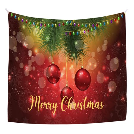 

51x60 Tapestry Christmas Fireplace Art For Backdrop Blanket Home Festival Decor, Color4, Tapestry