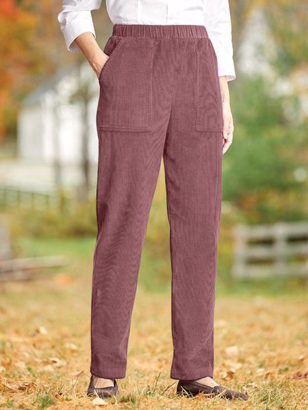 Wide Wale Corduroy Pull On Pant