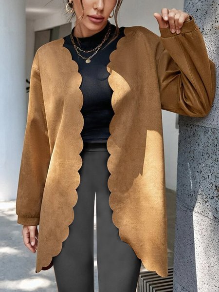 

Urban Suede Shell Fly Jacket, Brown, Outerwear
