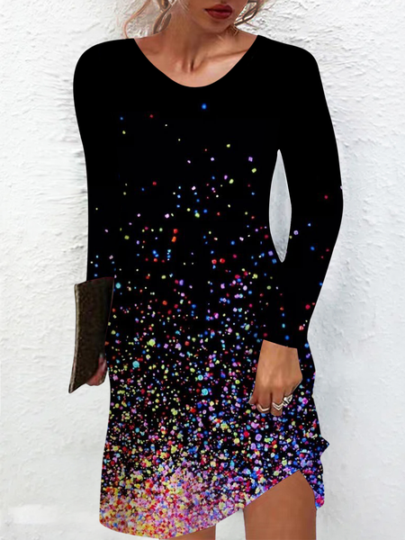 

Spark Womens Long Sleeve Dress, Black, Dresses