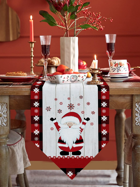 

13*72 Tablecloth Christmas Table Tarps Party Decorations, Red, Tablecloth