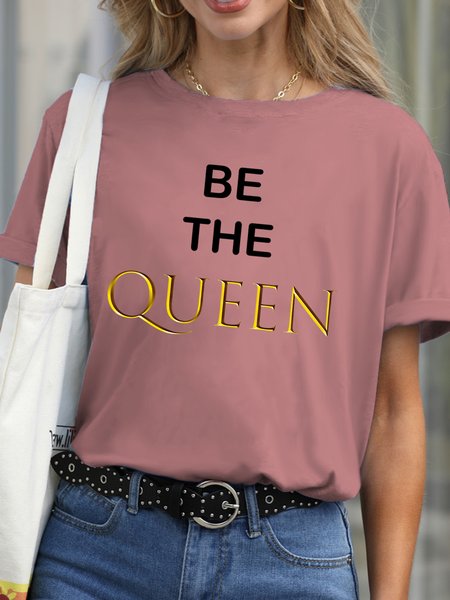 

Lilicloth x Iqs Be The Queen Women's T-Shirt, Pink, T-shirts