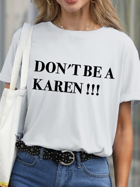 

Lilicloth X Jennifer J Don't Be A Karen Women's T-Shirt, White, T-shirts